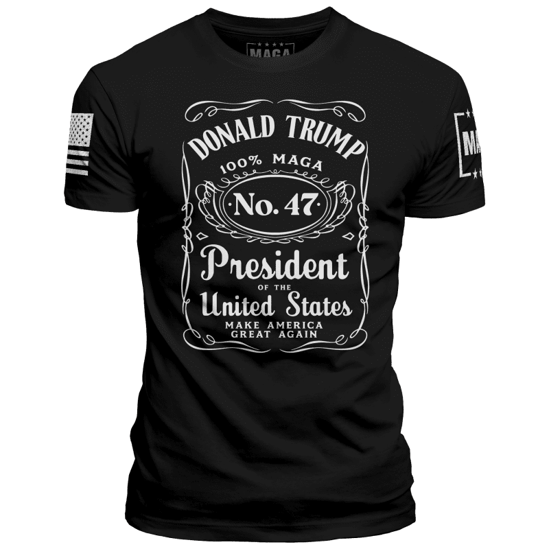 Donald Trump Whiskeymens tee black