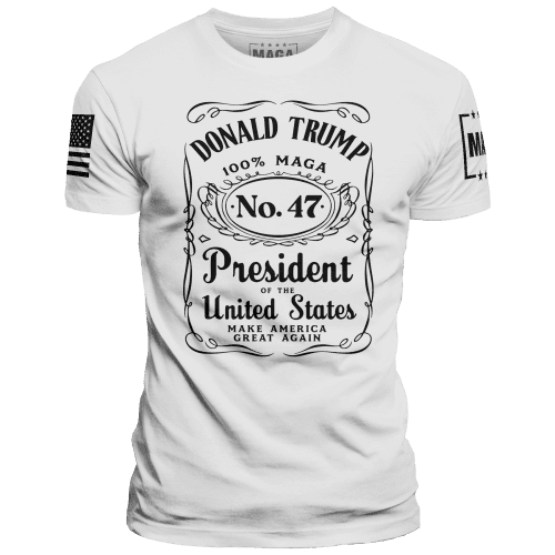 Donald Trump Whiskeymens tee white