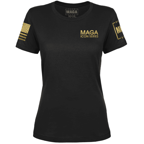 Icon Series Elon Muskladies tees front black