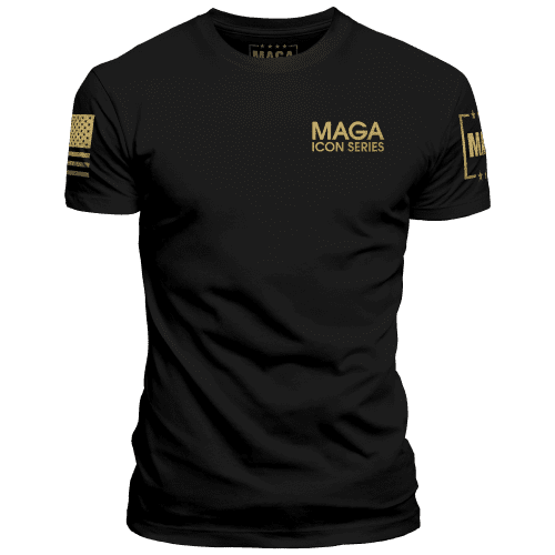 Icon Series Trump Feast MENS TEE Black front