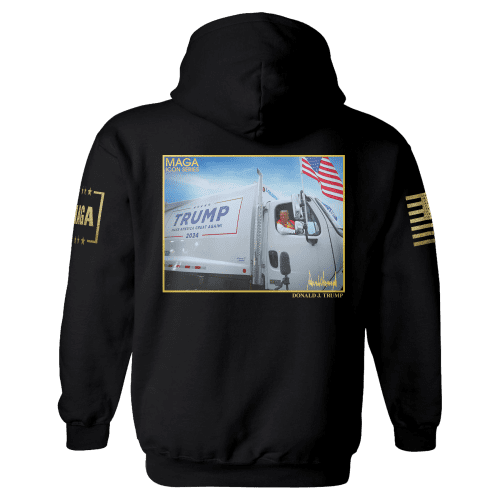 Icon Series Trump Garbage Truckmens hoodie back black ed36c0ef 99e1 449b 9fb2 a340e04ef593