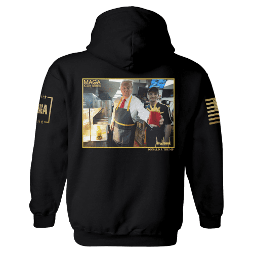 Icon Series Trump with Friesmens hoodie back black 41d6e0d0 1084 46fd bde7 d0ad88461acf