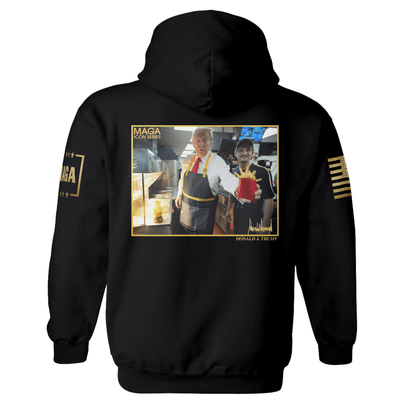 Icon Series Trump with Friesmens hoodie back black 41d6e0d0 1084 46fd bde7 d0ad88461acf