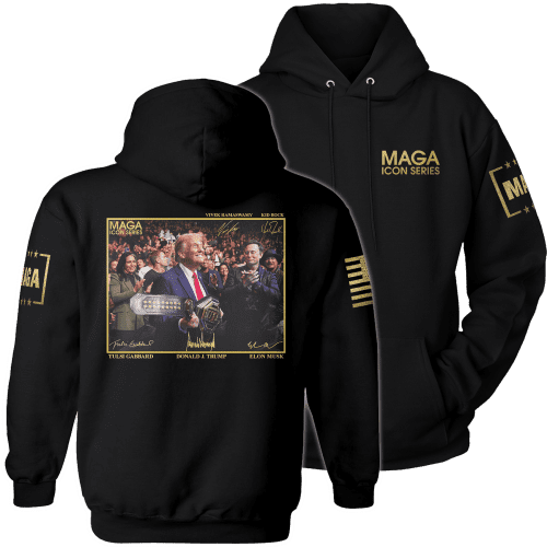 Icon Series Trump with UFC Belt MENS HOODIE Black back to back 11181530 e9a0 4df9 aa4c 1c258ad60aa7