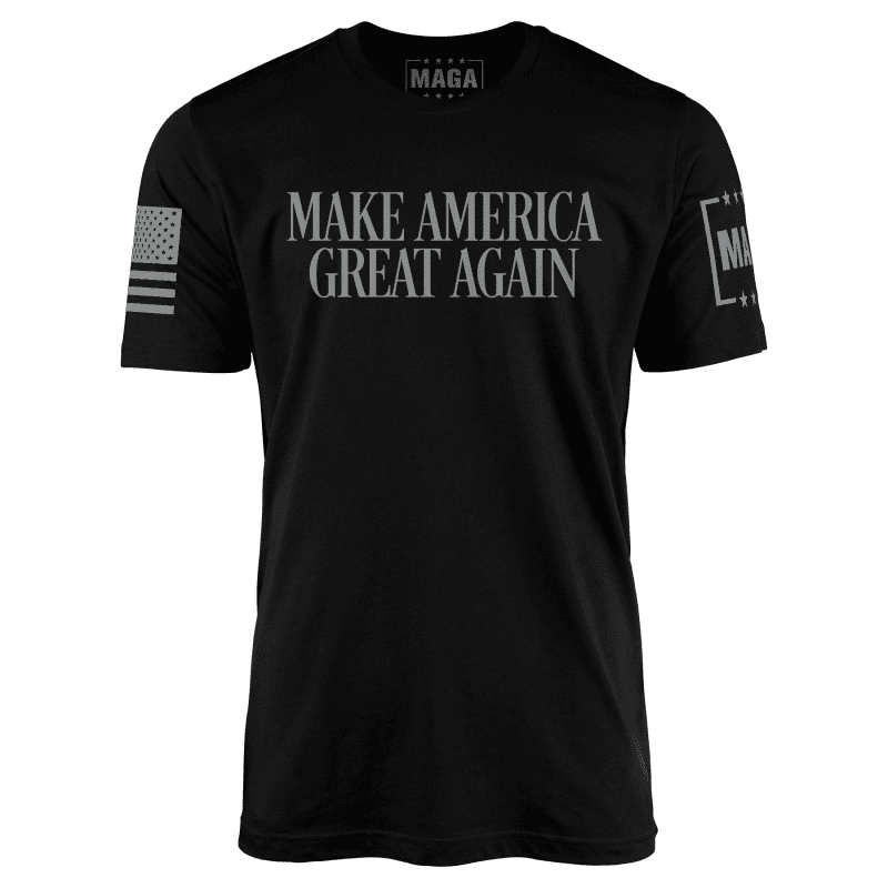 MAGA BLACKOUT EDITIONMens Tees activewear Augusta 790 black