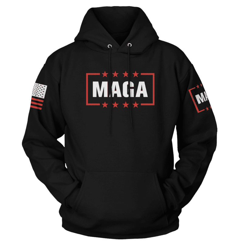 MAGA LOGO SHIRTmens hoodie black