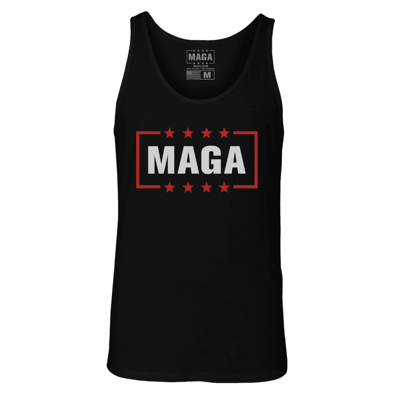 MAGA LOGO SHIRTmens tank black