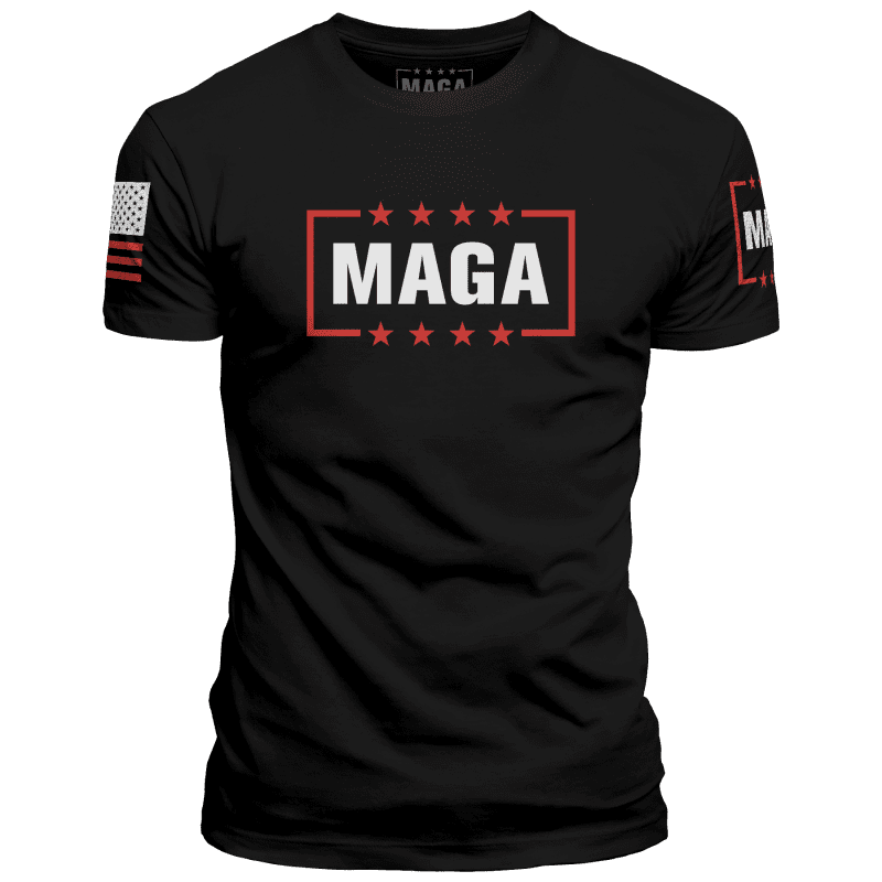 MAGA LOGO SHIRTmens tee black