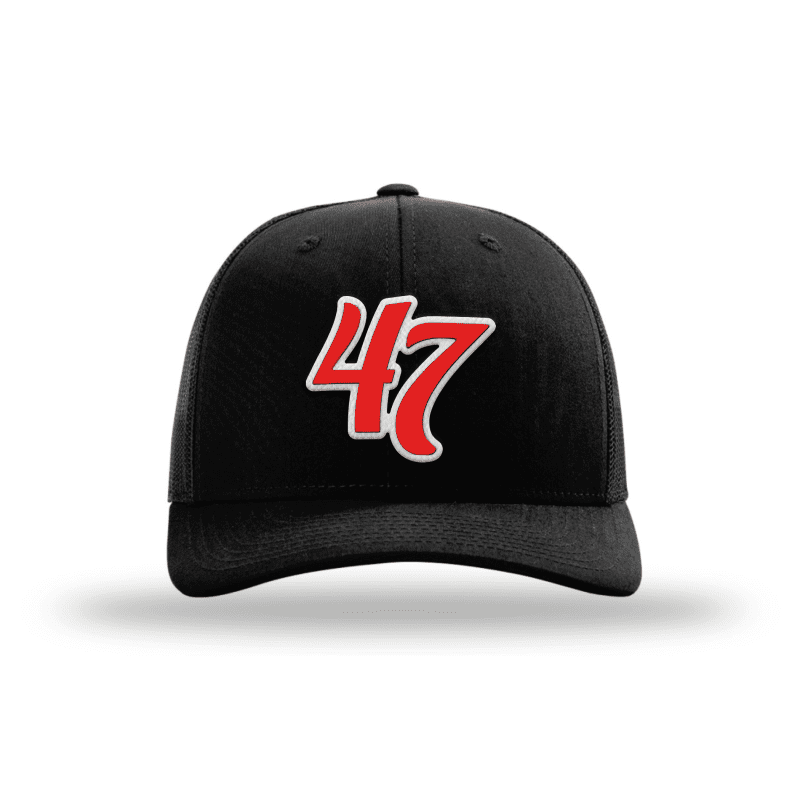 MAGA 47 PVC RED WHT LT PATCH 112 BLK