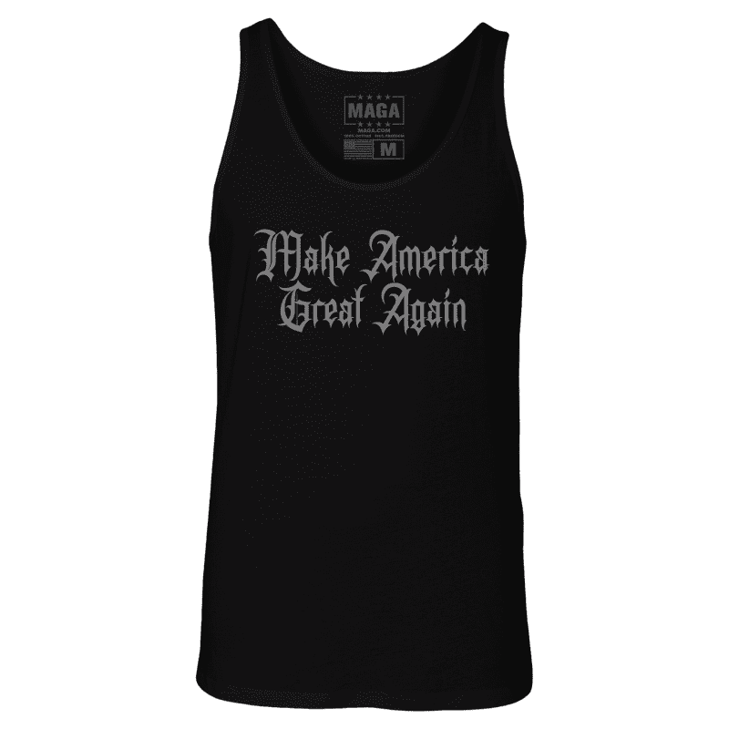 Make America Great Again Dark Gothic MENS TANK Black front