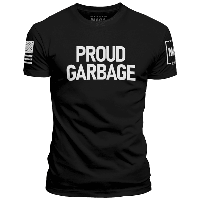 PROUDGARBAGEmensteeblack front