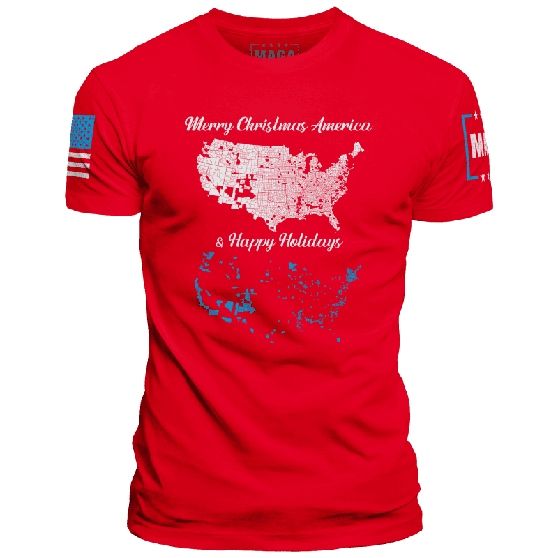 TEMPLATE USE christmas colorsmens tee red