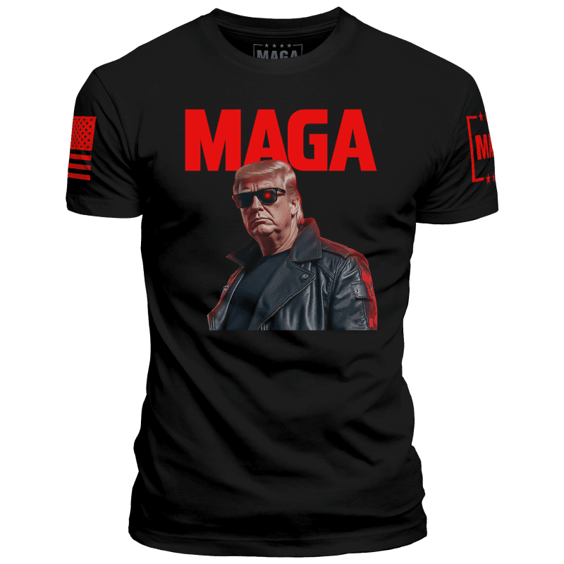 TRUMP MAGA TERMINATORmens tee black