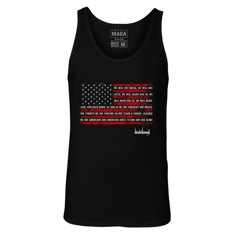 Trump Nation Proclamationmens tank black