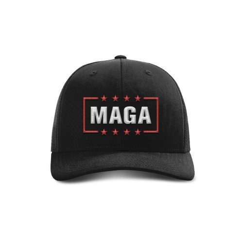 Adjustable Snapback Trucker Cap / Black MAGA Hat maga trump