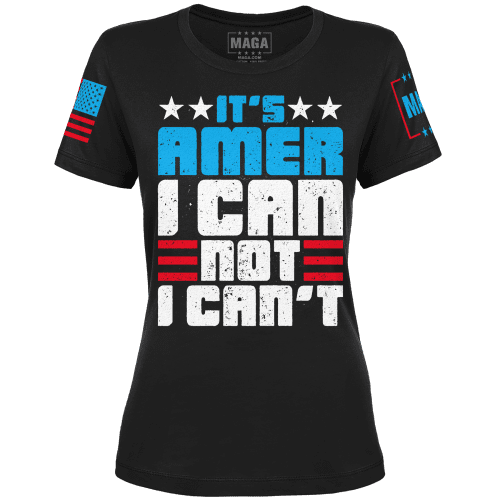 Amer I Can Ladies Tee maga trump