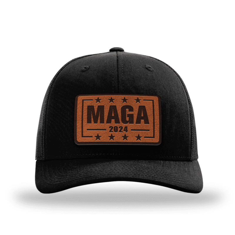 Black MAGA 2024 Trucker maga trump