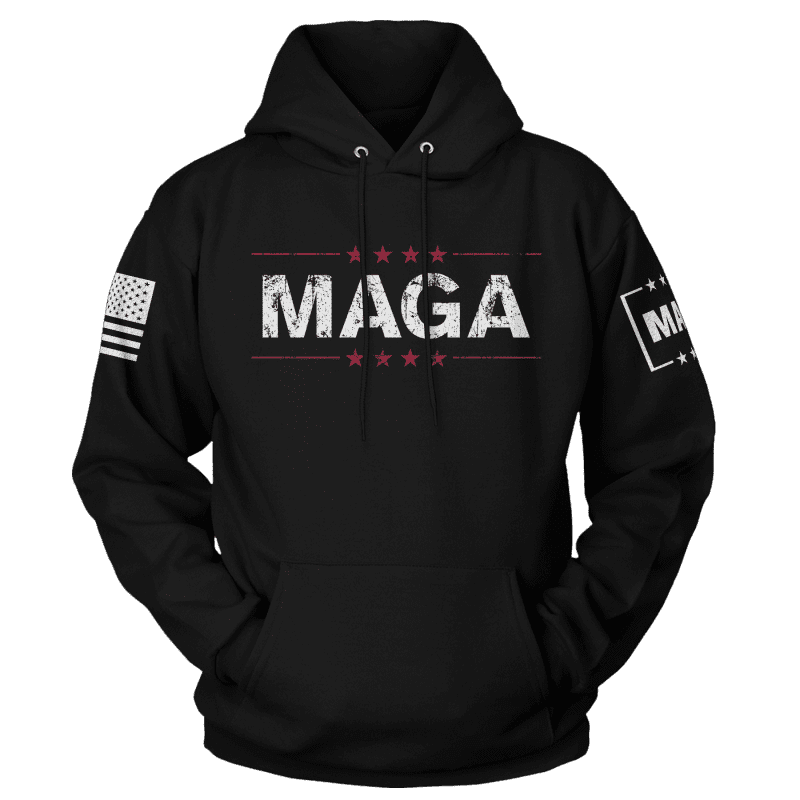 Black / S MAGA Hoodie maga trump