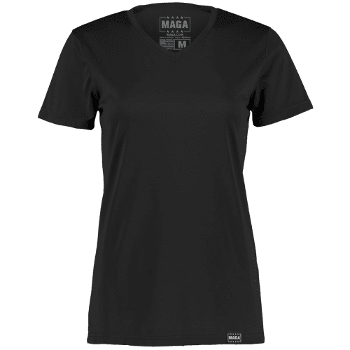 Black / XS Classic MAGA V-Neck Tee maga trump