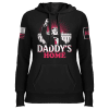 Black / XS Daddy's Home 5 Ladies Hoodie maga trump