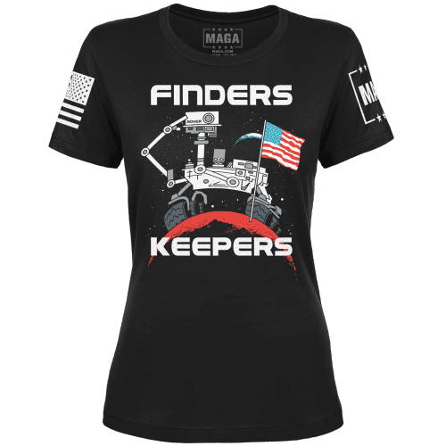 Black / XS Finders Keepers - Mars Rover Ladies Tee maga trump