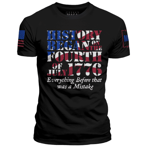 Black / XS History Began In 1776 maga trump