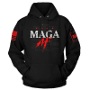 Black / XS MAGA AF Hoodie maga trump