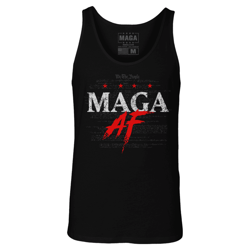 Black / XS MAGA AF Tank maga trump