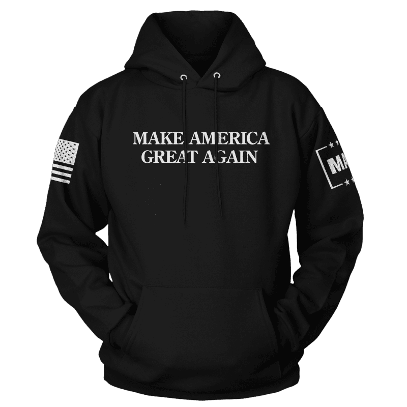 Black / XS "MAGA Hat" Hoodie maga trump