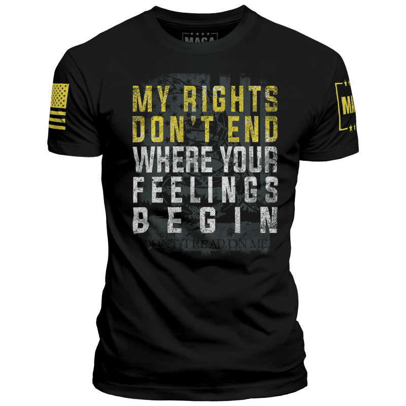 Black / XS My Rights Don't End maga trump