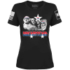 Black / XS Original American Dream Team Ladies Tee maga trump