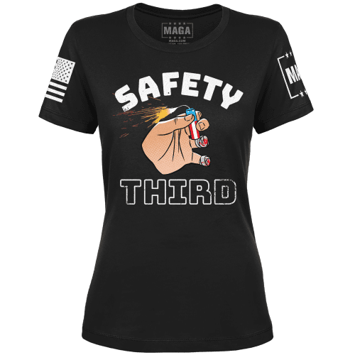 Safety Third Ladies Tee maga trump