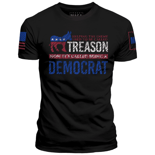 Black / XS Treason Democrat maga trump