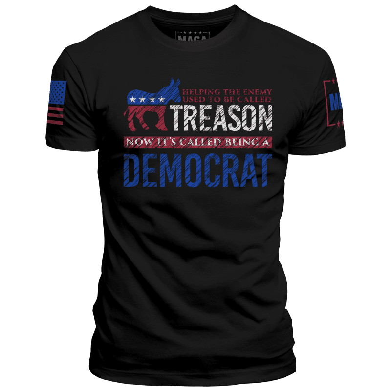 Black / XS Treason Democrat maga trump