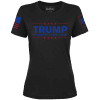 Black / XS Trump MAGA Ladies Tee - Black maga trump