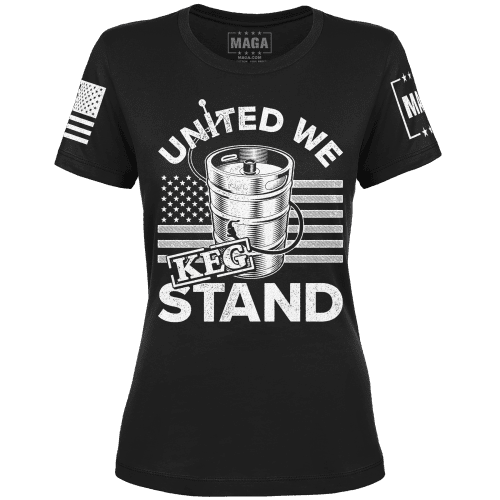 Black / XS United We Stand Ladies Tee maga trump