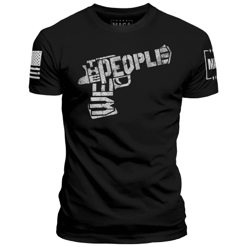 Black / XS We The People Hand Gun maga trump