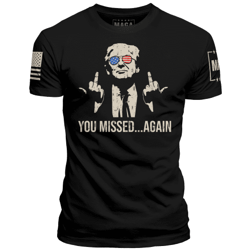 Black / XS You Missed Again maga trump