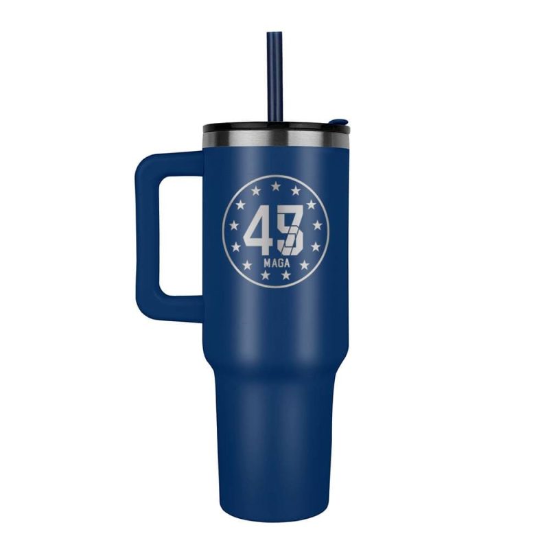 Blue 45-47 40oz Tumbler maga trump