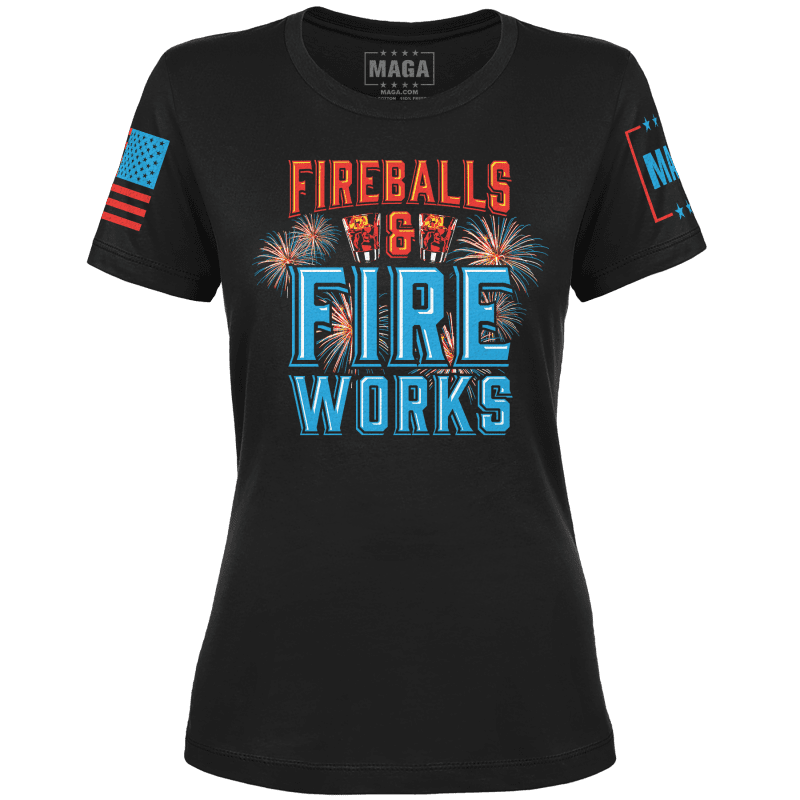 Fireballs & Fireworks Ladies Tee maga trump