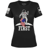 First On The Moon Ladies Tee maga trump