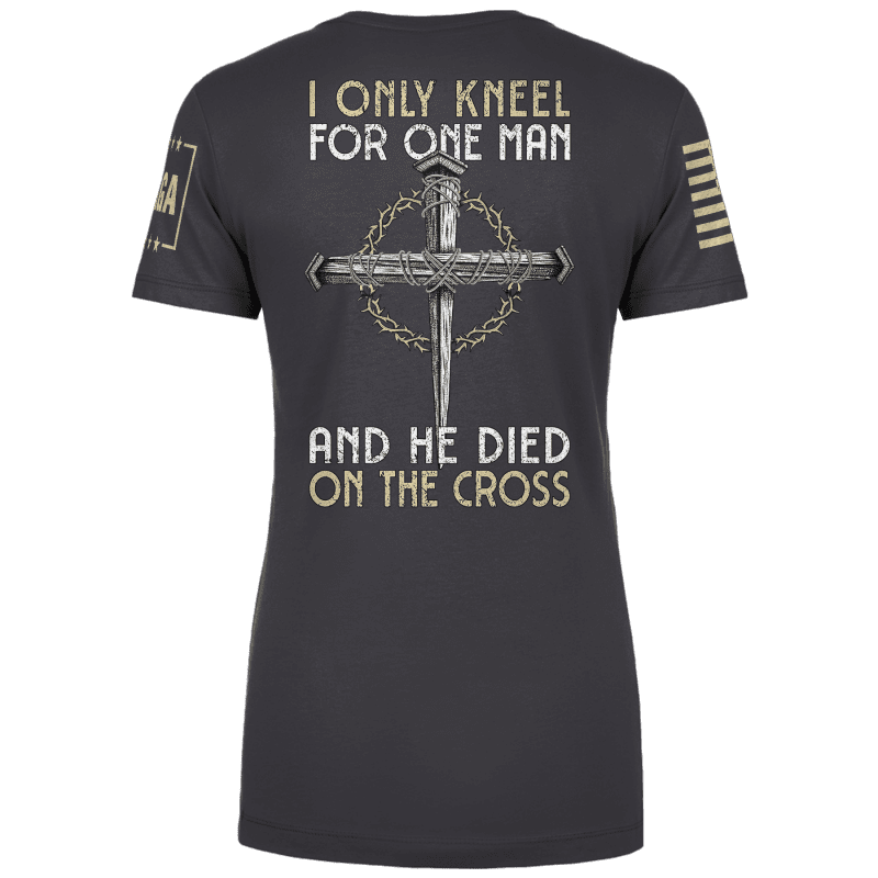 Heavy Metal / XS I Only Kneel For One Man Ladies Tee maga trump