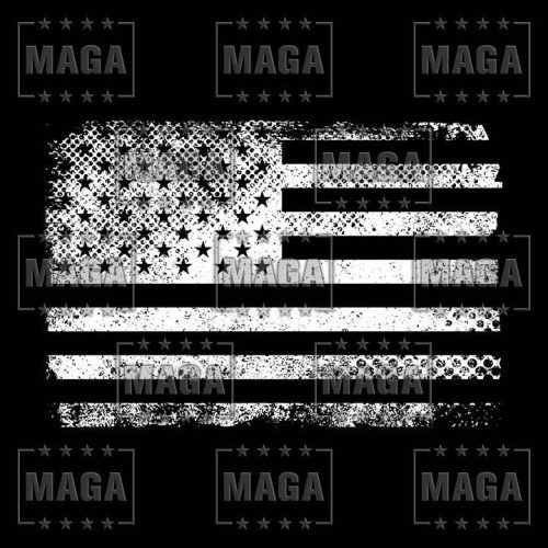 horizontal flag distressed white maga trump 33797929271473