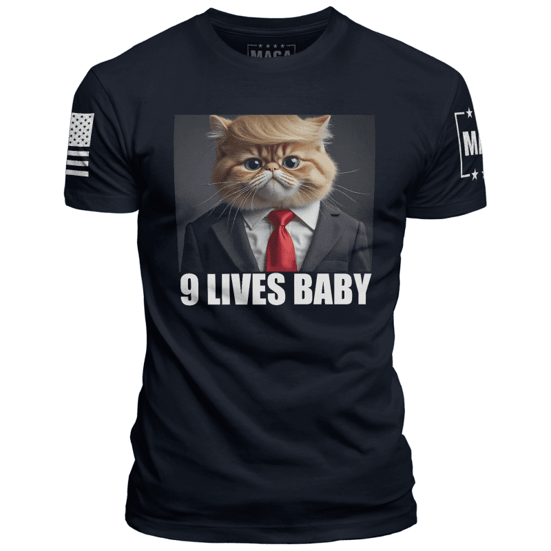 Midnight Navy / XS 9 Lives Baby maga trump