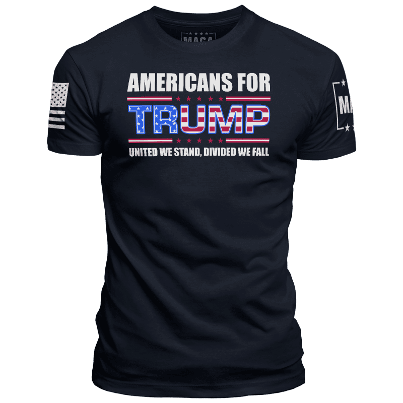 Midnight Navy / XS Americans For Trump - United We Stand, Divided We Fall maga trump