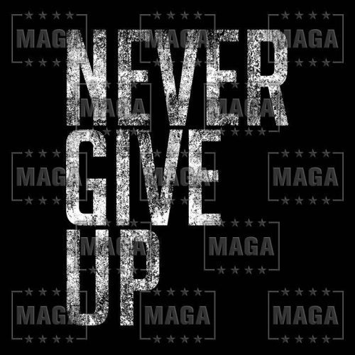 never give up maga trump 33795056992433