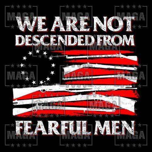 not descended from fearful men maga trump 33797570035889