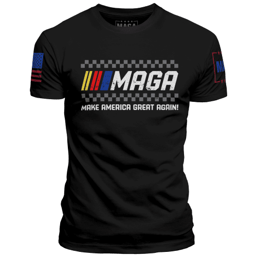 Premium Soft Shirt / Black / XS MAGA Nascar maga trump