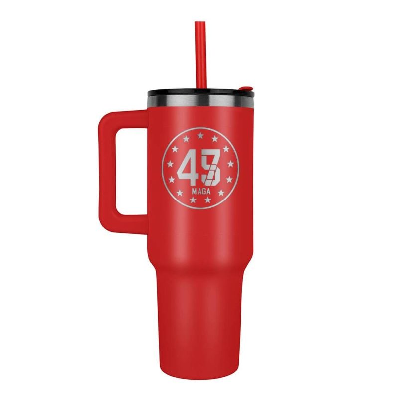 Red 45-47 40oz Tumbler maga trump