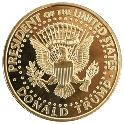 rocky trump gold meme coin maga trump 36716626444465